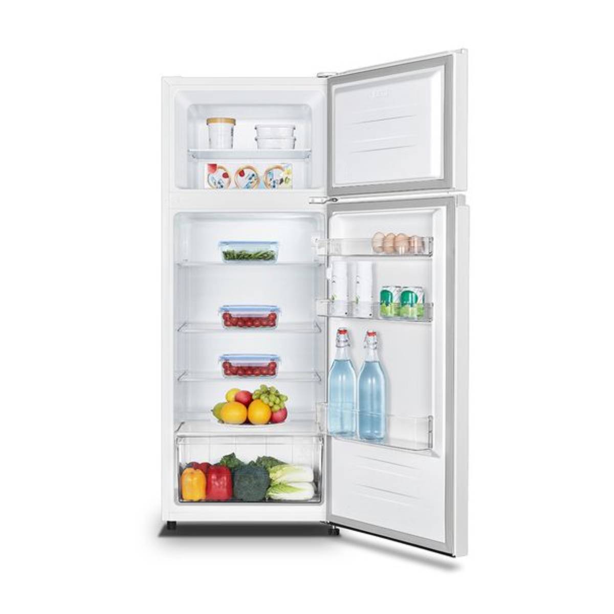 HISENSE RT267D4AWE Refrigerator with Upper Freezer, White | Hisense| Image 2