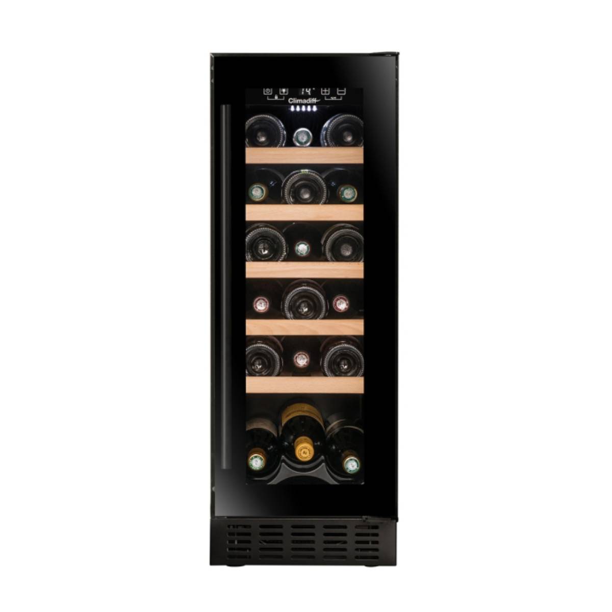 CLIMADIFF CBU20S2B Built-In Wine Cooler, 20 Bottles