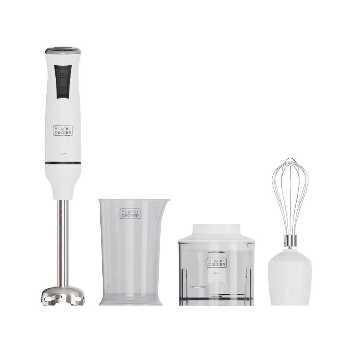 BLACK & DECKER BXHBA750E Hand Blender, Black