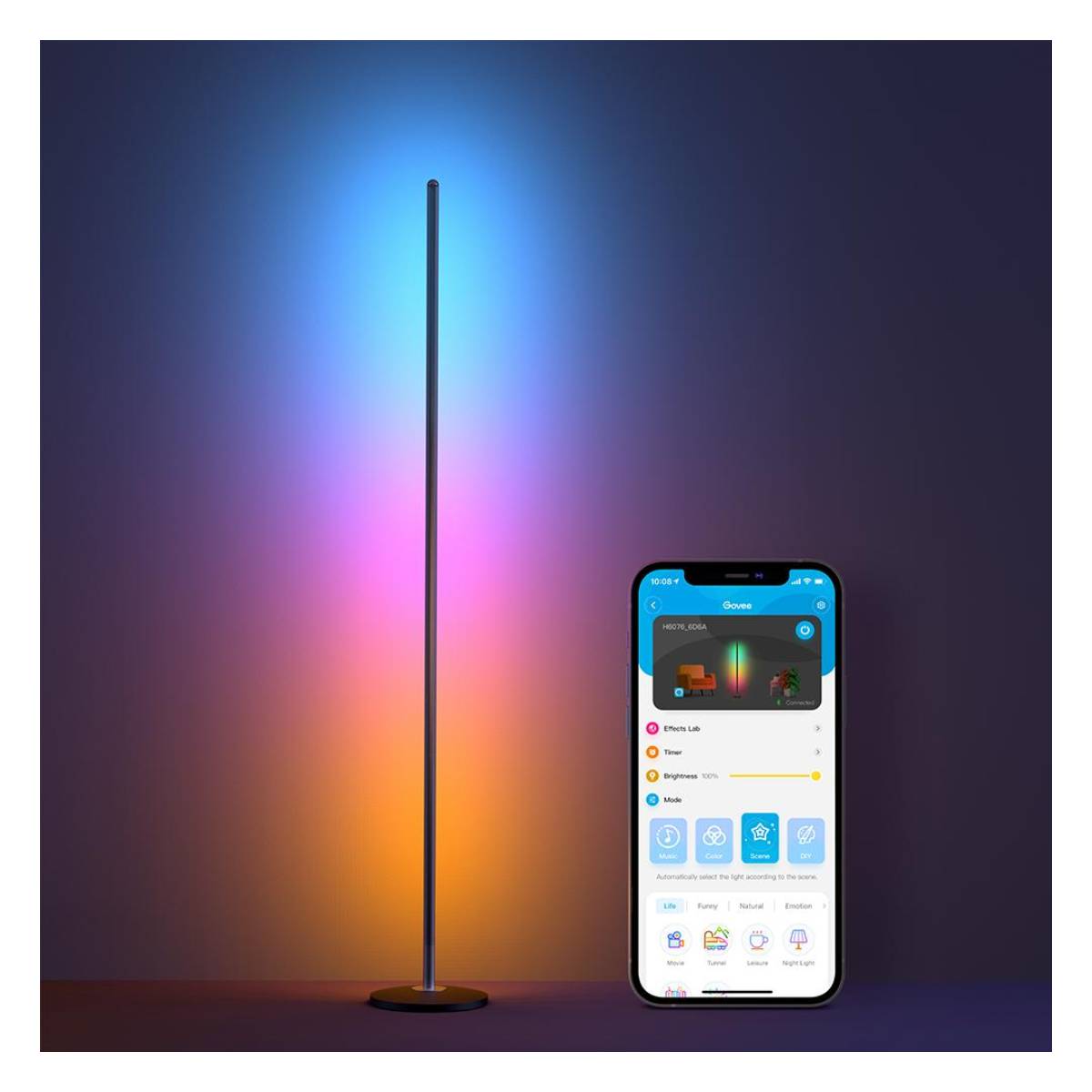 GOVEE H6076 Smart Floor Lamp Έξυπνο Φωτιστικό Δαπέδου, Μαύρο | Govee| Image 5