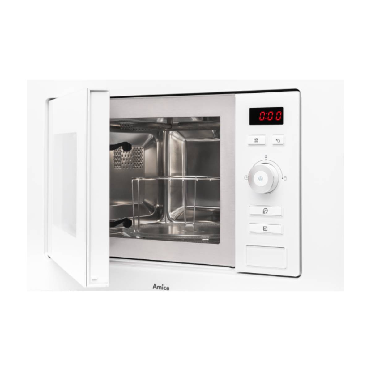 AMICA AMMB20E1GW Built-In Microwave Oven, White | Amica| Image 2