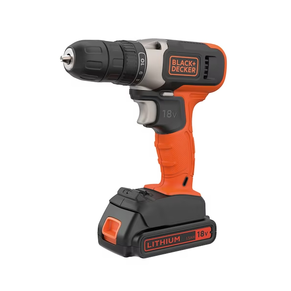 BLACK & DECKER BCD001C1 Cordless Drill Driver 18V, 1X1.5 Ah