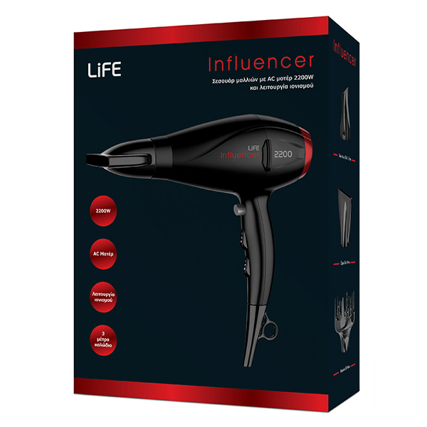 LIFE 221-0196 Influencer Hair Dryer | Life| Image 5