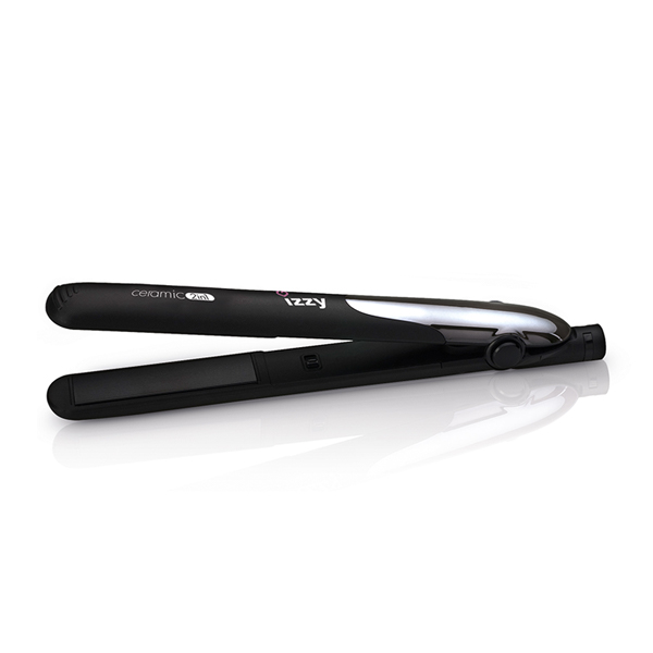 IZZY 211514 152 Ceramic Hair Straightener 2 in 1