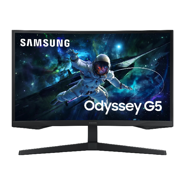 SAMSUNG LS27CG554EUXEN Odyssey G55T Κυρτή Gaming Οθόνη Ηλεκτρονικού Υπολογιστή, 27"