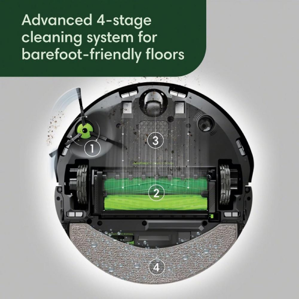 iRobot Roomba Combo 10 Max Ρομποτική Σκούπα-Σφουγγαρίστρα με Κάδο AutoWash | Irobot| Image 2