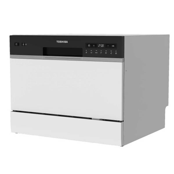 TOSHIBA DW-06T2 Mini Dishwasher, White | Toshiba| Image 2