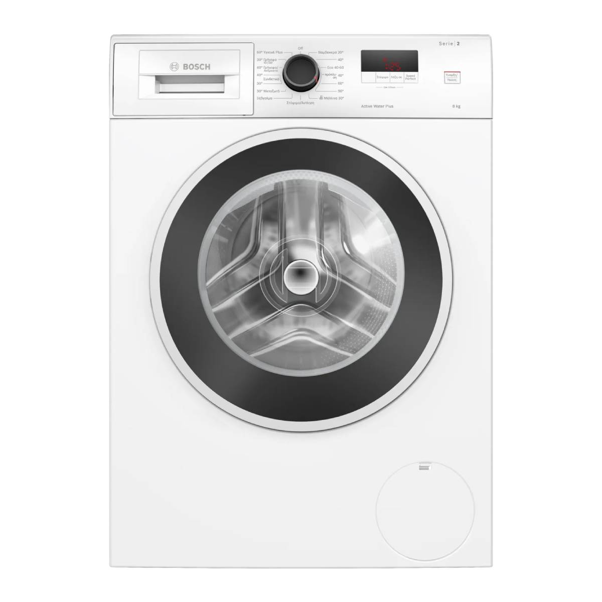 BOSCH WGE03410GR Πλυντήριο Ρούχων 8 kg, Άσπρο