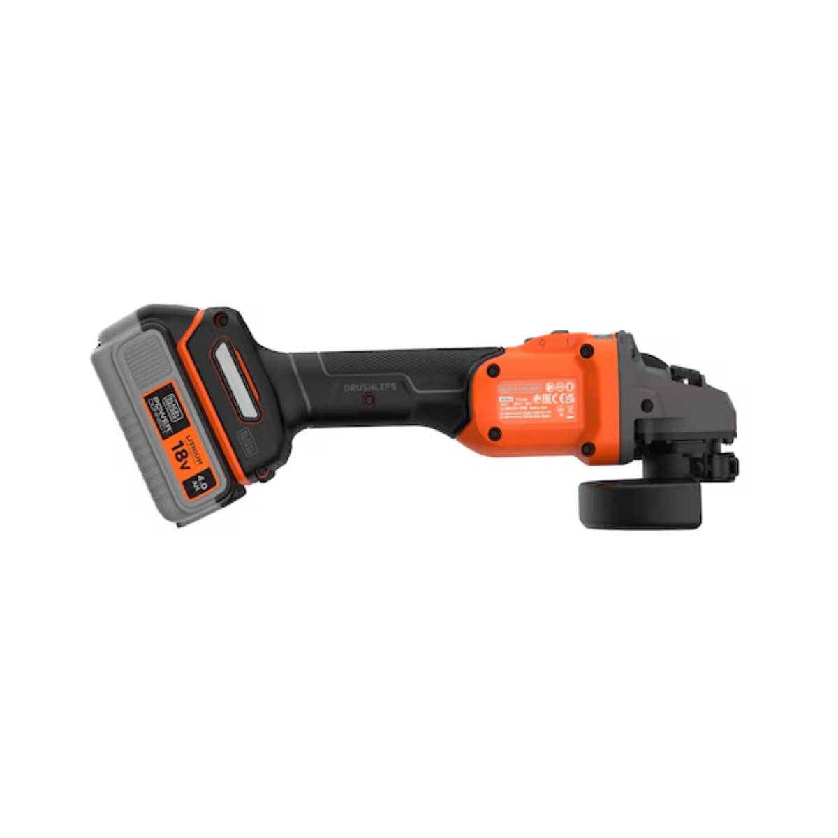 BLACK & DECKER BCG6L8F1S Cordless Angle Grinder Set 18V | Black-decker| Image 3