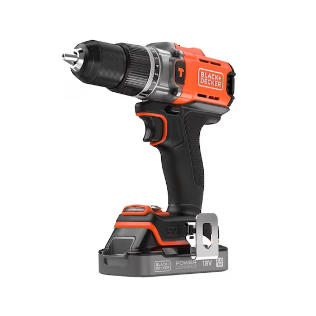 BLACK & DECKER BCD383D1XC-QW Cordless Impact Drill Driver 18V, 2X2 Ah