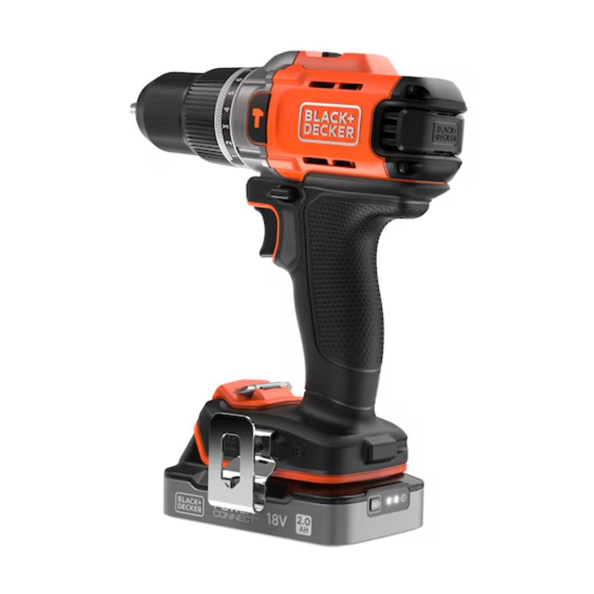 BLACK & DECKER BCD383D1XC-QW Κρουστικό Δραπανοκατσάβιδο Μπαταρίας 18V, 2X2 Ah | Black-decker| Image 2