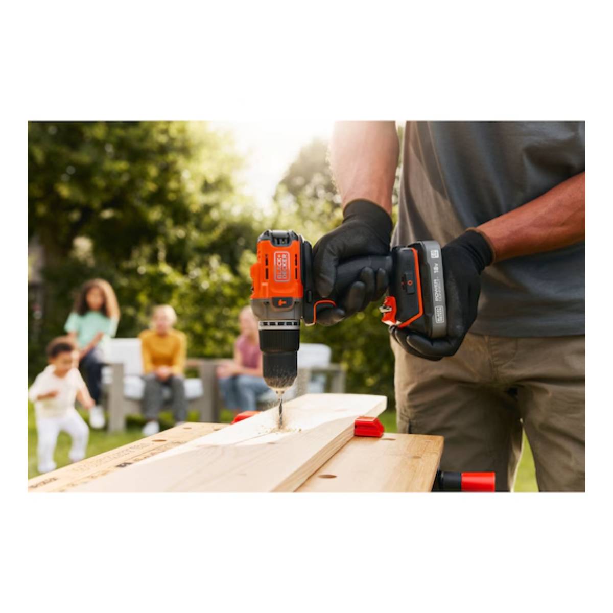 BLACK & DECKER BCD383D1XC-QW Κρουστικό Δραπανοκατσάβιδο Μπαταρίας 18V, 2X2 Ah | Black-decker| Image 3